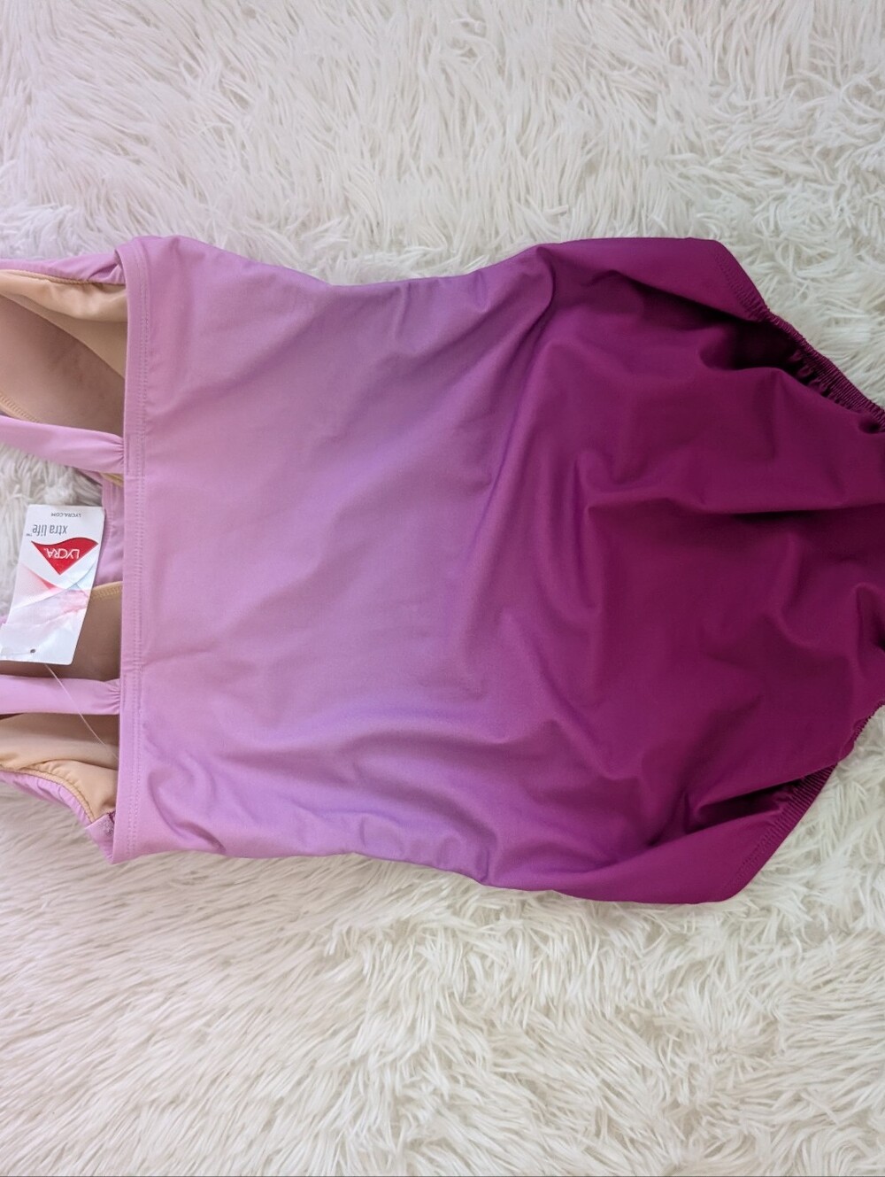 NEWLands' End Grecian Slendersuit Tummy Control One-Piece Swimsuit 10DDD - Picture 4 of 9